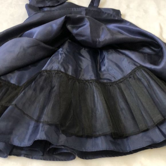 Rare Editions Big Girls Asymmetrical-Neckline Fit-And-Flare Dress, NWT Size 14 - Picture 3 of 12